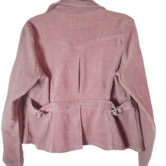 Vintage Pink Corduroy Utility Jacket Size Large - Picture 4 of 8